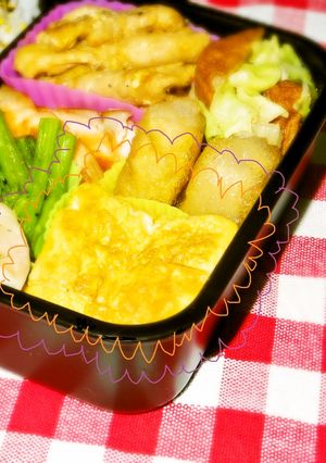 ゴマ風味★甘～い卵焼き♪-レシピのメイン写真