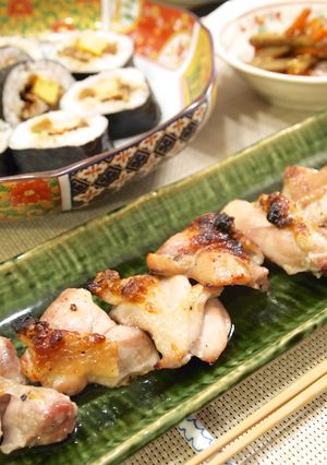 魚焼きグリルで♪鶏もも肉のうま塩焼き-レシピのメイン写真