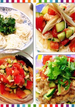 ☆ぶっかけトマト素麺☆-レシピのメイン写真