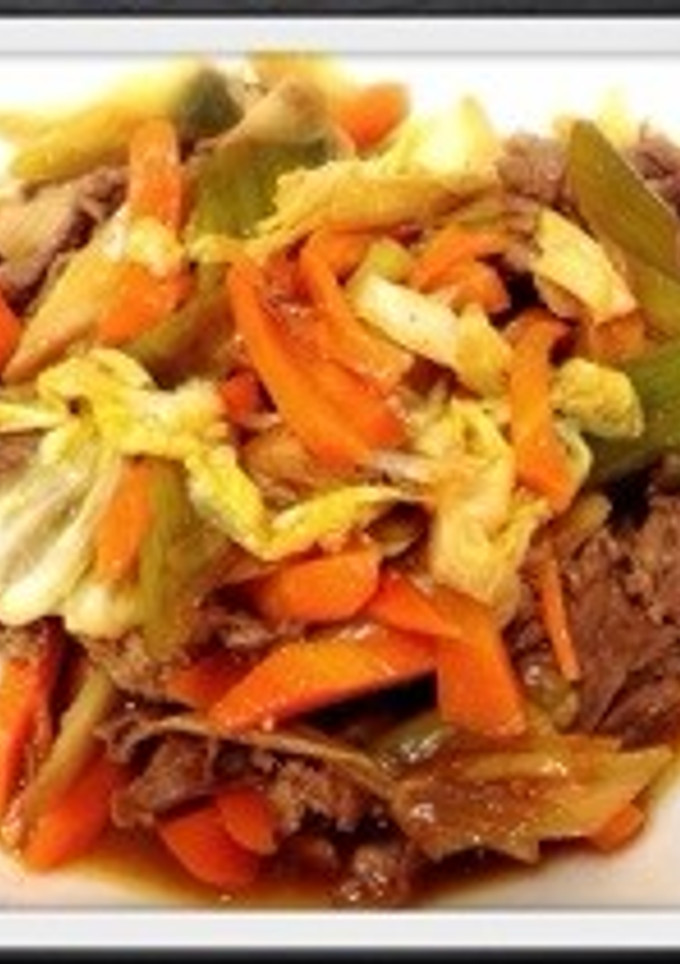 牛肉と野菜のウースターソース炒め♡！-レシピのメイン写真