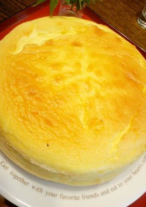 チーズスフレケーキ-レシピのメイン写真