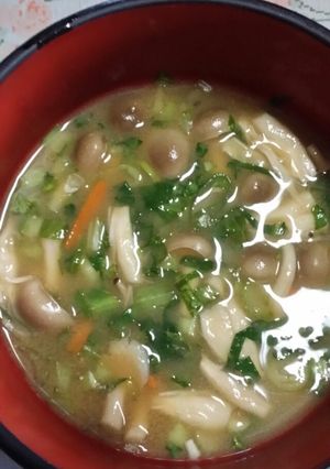 具だくさんお味噌汁-レシピのメイン写真