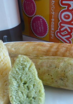 ｒｏｋｙでグリーンティーのパンケーキ♪-レシピのメイン写真