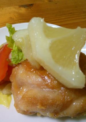 カリカリチキンの塩レモンのっけ-レシピのメイン写真