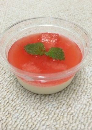 夏はスイカ杏仁！-レシピのメイン写真