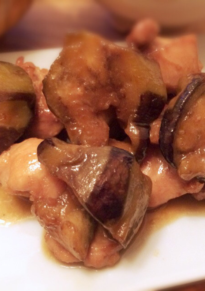 簡単♪鶏と茄子の照り焼き-レシピのメイン写真