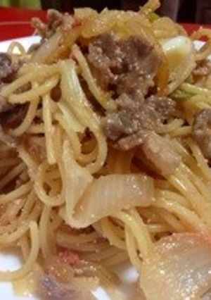 豚とたらこのスパゲティ-レシピのメイン写真