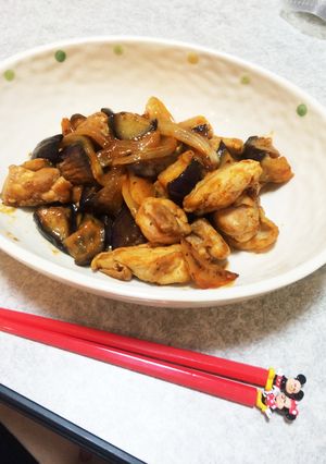 ♡超簡単!!ナスと鶏肉のチリソース炒め♡-レシピのメイン写真
