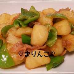 รูปของ ♡新じゃがと豚肉の味噌照り炒め♡