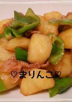 ♡新じゃがと豚肉の味噌照り炒め♡-レシピのメイン写真