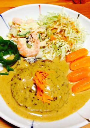 ハンバーグのソース♡チーズ＆生クリーム-レシピのメイン写真