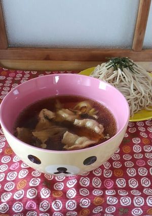 超アバウト…☆肉ネギつけ蕎麦☆簡単-レシピのメイン写真