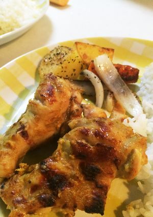魚焼きグリルで絶品タンドリーチキン-レシピのメイン写真