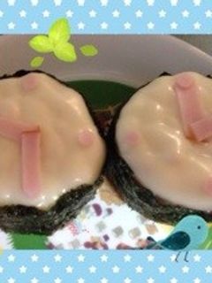とけいおにぎり-レシピのメイン写真