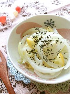 簡単一品★玉ねぎの塩レモン和え-レシピのメイン写真