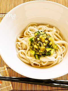 山形のだしで 冷やしうどん-レシピのメイン写真
