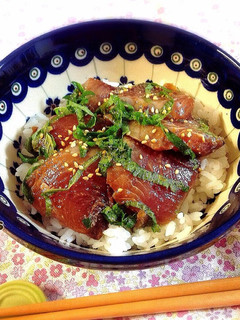 疲労回復に☆かつおの味噌和え丼-レシピのメイン写真