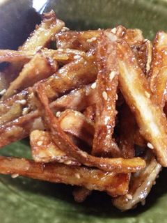 ごぼうの甘辛揚げ-レシピのメイン写真