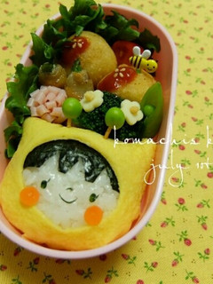 幼稚園 お弁当 キャラ弁♡みつばち女子-レシピのメイン写真