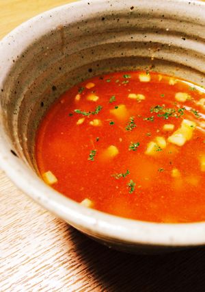 朝食夜食に即席☆トマトコンソメスープ-レシピのメイン写真