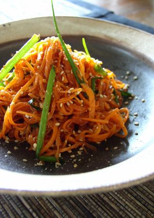 あっという間の!韓国風にんじん旨辛和え-レシピのメイン写真