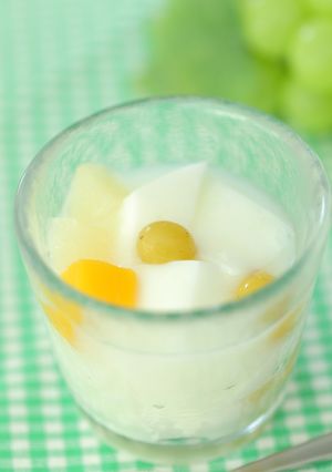 やわらか牛乳かんとフルーツカクテル-レシピのメイン写真