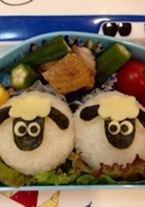 ひつじのショーン弁当…♩-レシピのメイン写真
