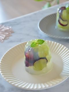 ブドウの寒天ゼリー-レシピのメイン写真