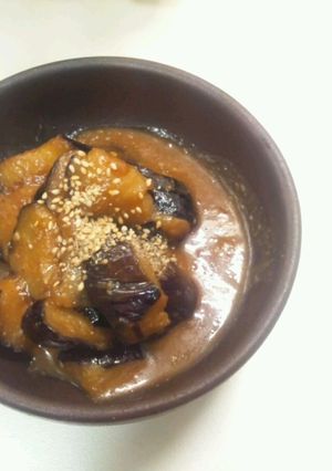 るる64 簡単♪ナスの甘味噌煮-レシピのメイン写真