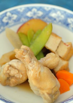 鶏手羽元とお野菜のさっぱり煮盛り合わせ-レシピのメイン写真