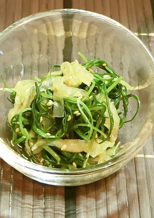芽ひじきとクラゲの副菜-レシピのメイン写真