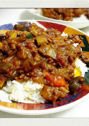 キーマカレー　野菜多め＆市販ルーレシピ-レシピのメイン写真