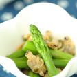 旨味たっぷり❢アスパラとあさりのソテー