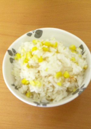お手軽!とうもろこしご飯-レシピのメイン写真