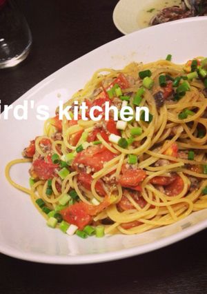 オイルサーディンのフレッシュトマトパスタ-レシピのメイン写真