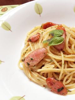 簡単!採れたてバジルのパスタ-レシピのメイン写真