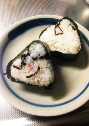 エビ天むす風⁉おむすび-レシピのメイン写真