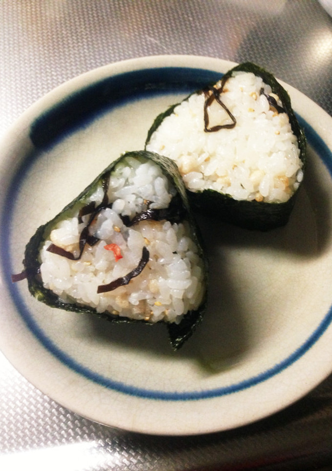 エビ天むす風⁉おむすび-レシピのメイン写真