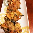 鯖缶と茄子のフリッター