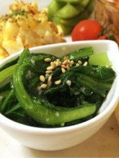 小松菜の塩麹ポン酢あえ-レシピのメイン写真