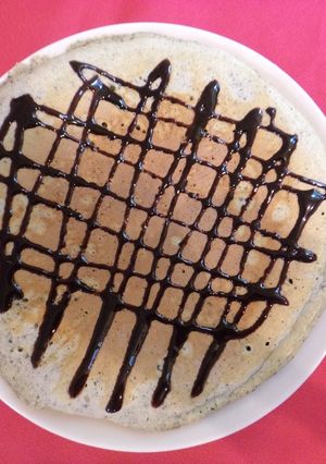 黒ごますりごまパンケーキ-レシピのメイン写真