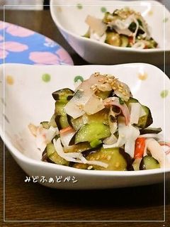 サッと一品✿甘酢生姜と茄子の和え物-レシピのメイン写真
