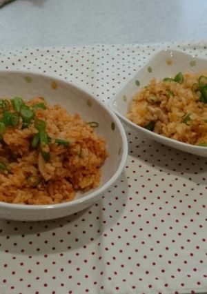 ☆親子でキムチチャーハン☆-レシピのメイン写真