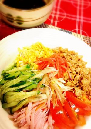 簡単！まろやか自家製ダレの冷やし中華-レシピのメイン写真