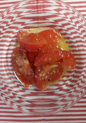 簡単、美味しいトマトの中華マリネ♪-レシピのメイン写真