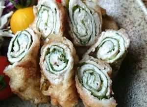 大葉と豚肉巻き巻き☆サッパリな豚天ぷら★-レシピのメイン写真