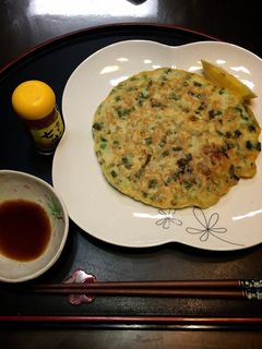 牡蠣のネギ焼き(お好み焼き)ねぎ大量消費-レシピのメイン写真