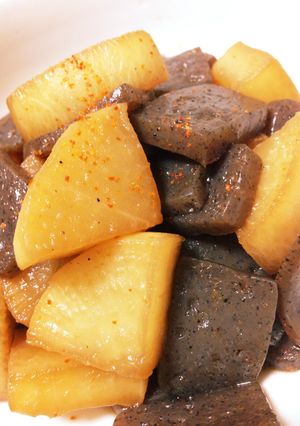 大根とこんにゃくの甘辛煮＊-レシピのメイン写真