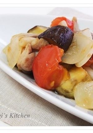 茄子とトマトのサッパリ炒め煮-レシピのメイン写真