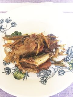 ご飯が進む♪ゴボウ入り鰯の梅煮-レシピのメイン写真